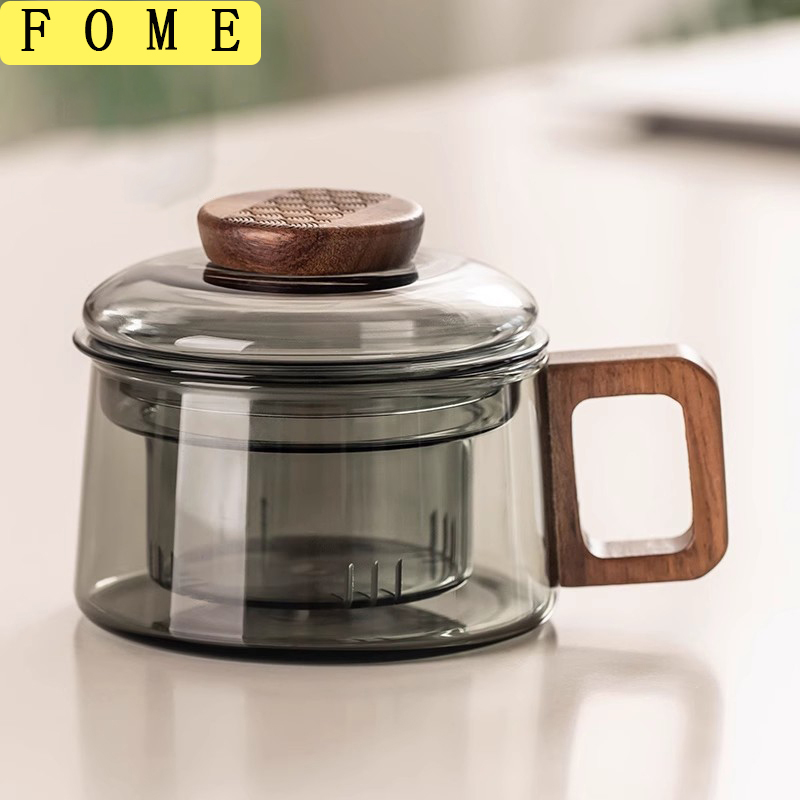 Loose Leaf Tea Infuser - 200 / 400ml كوب من الزجاج