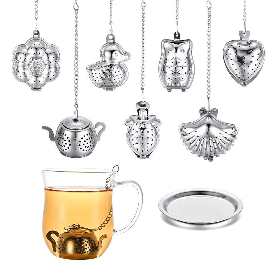 Loose Leaf Tea Infuser - مصفاة شاي من الفولاذ المقاوم للصدأ،