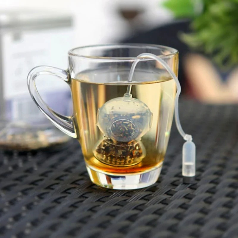 مصفاة شاي من السيليكون مصفاة ش - مراجعة Loose Leaf Tea Infuser وسعره