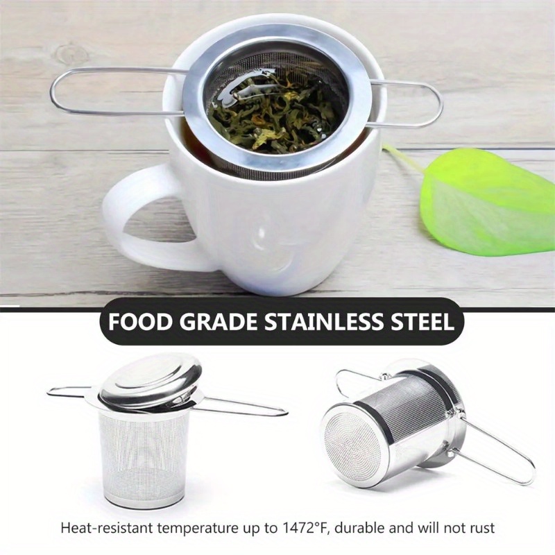مصفاة شاي شبكية من الستانلس ست - مراجعة Loose Leaf Tea Infuser وسعره