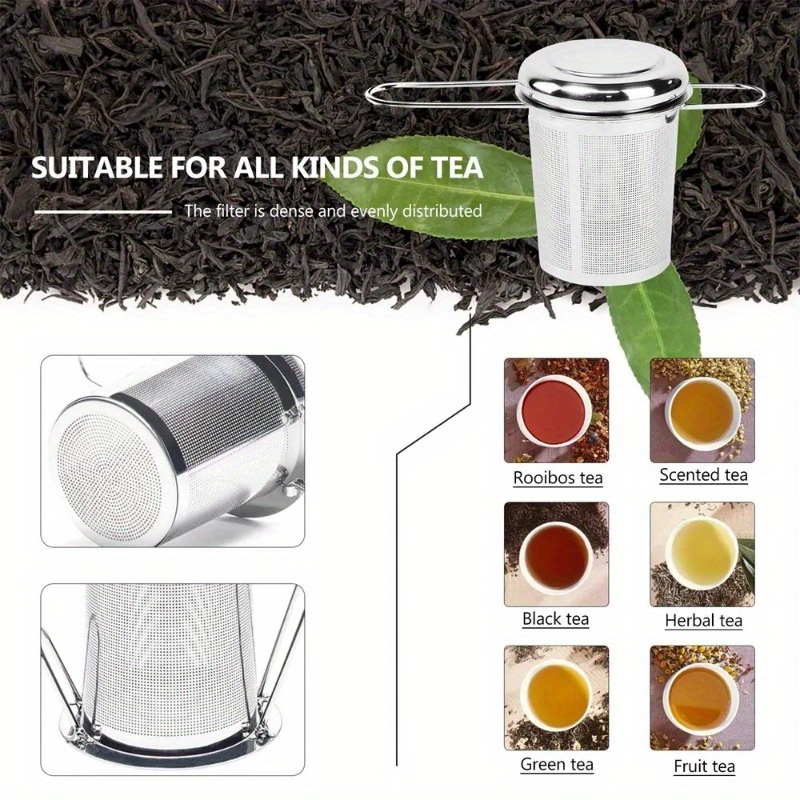 مصفاة شاي شبكية من الستانلس ست - مراجعة Loose Leaf Tea Infuser وسعره