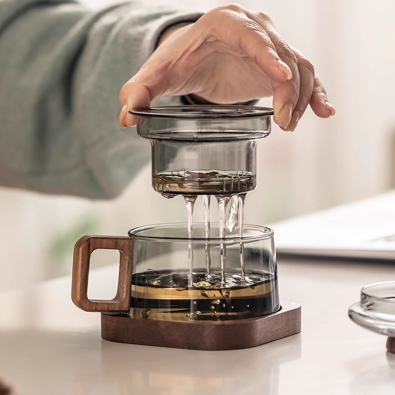 200 / 400ml كوب من الزجاج ، مع - مراجعة Loose Leaf Tea Infuser وسعره