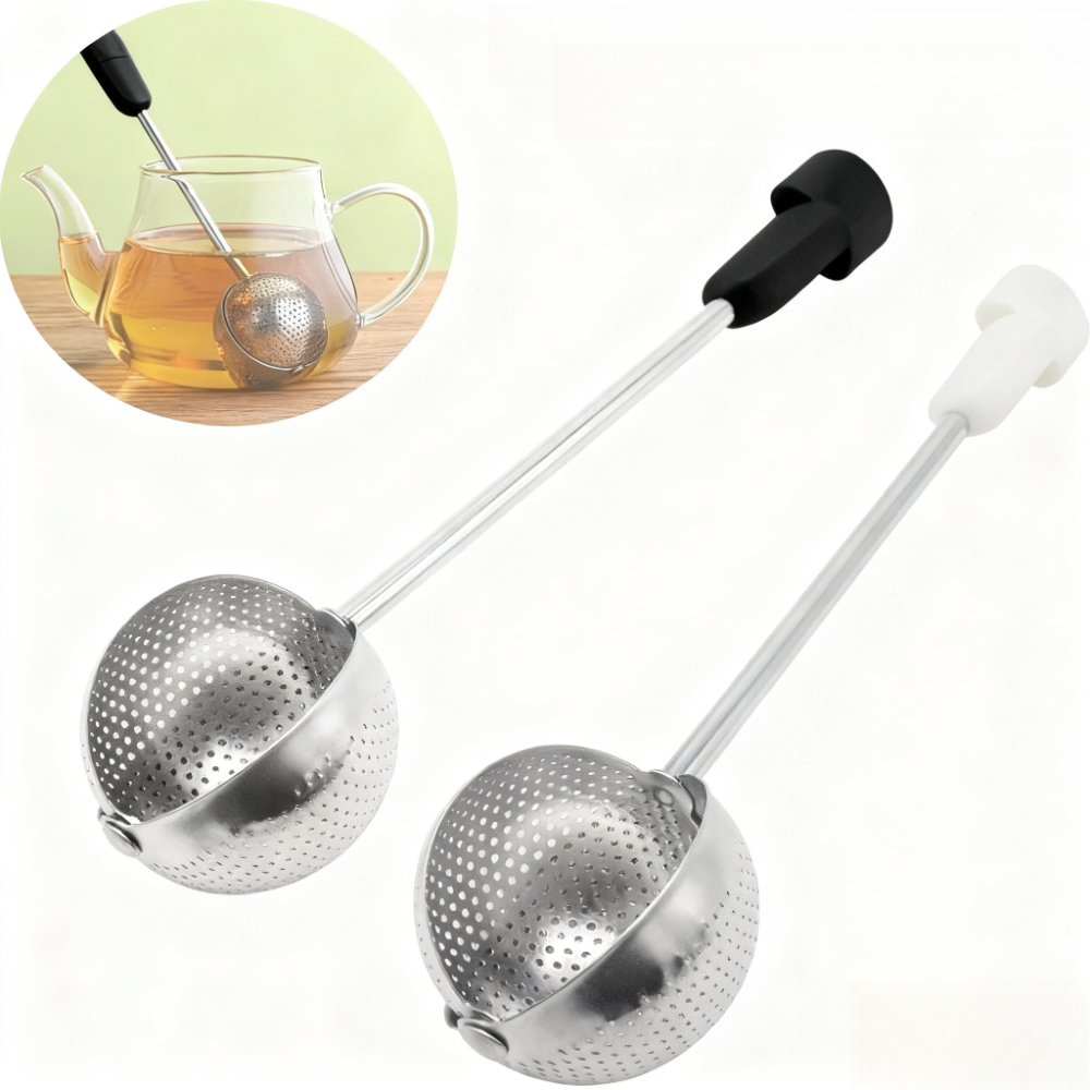 شبكة من الاستانلس استيل التواء - مراجعة Loose Leaf Tea Infuser وسعره